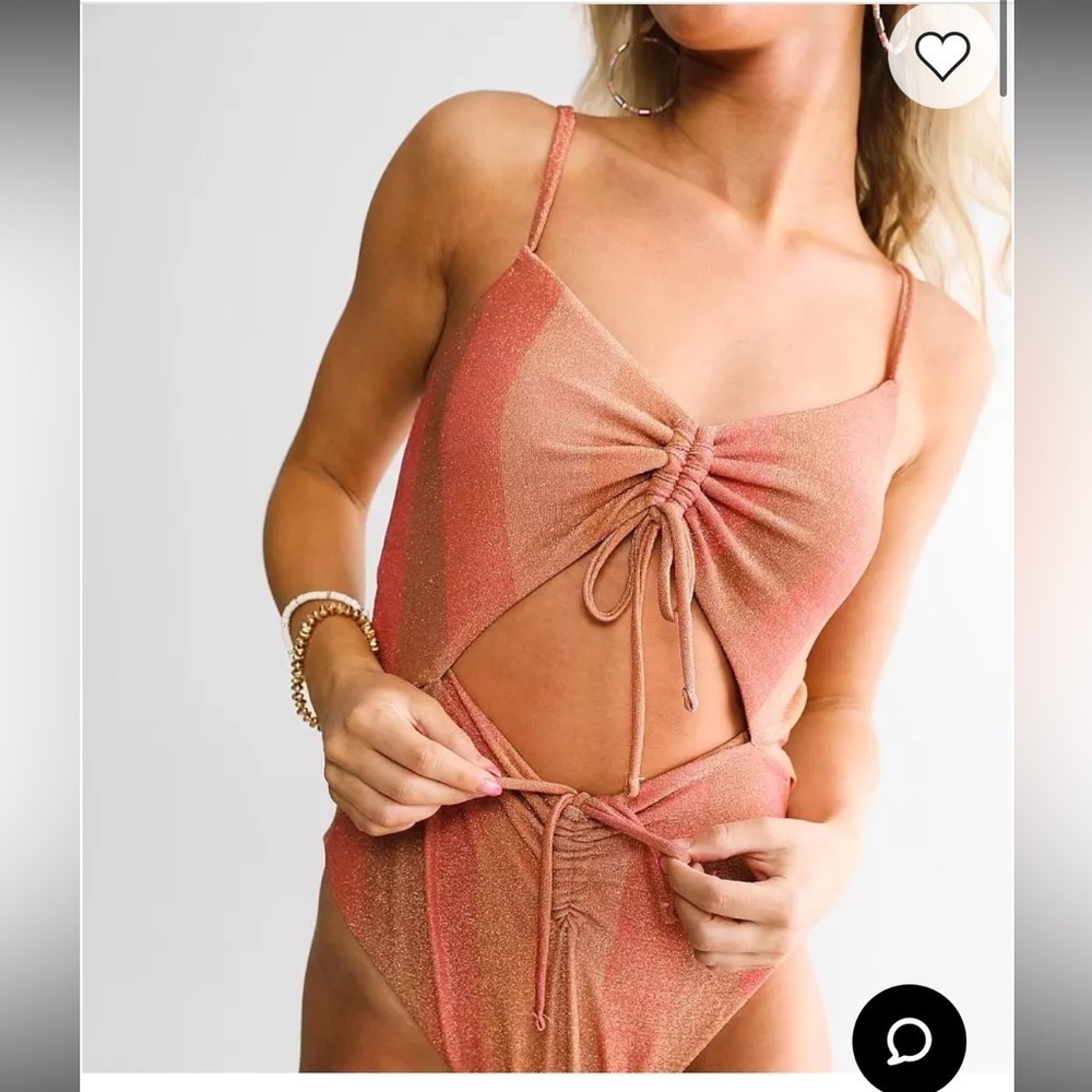 POWER 2 THE FLOWER Anita Swimsuit in Sunset Stripe Medium sold by BUCKLE 63 - Picture 2 of 13